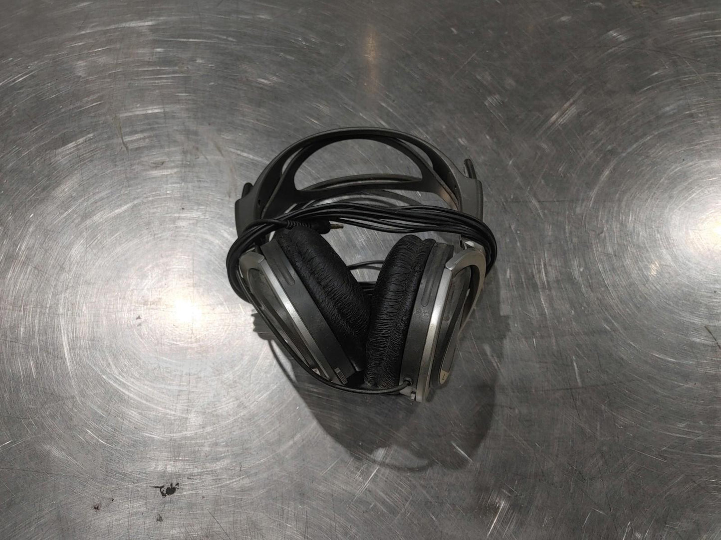 VINTAGE Sony Stereo Headphones MDR-XD200 Tested Working Retro Silver/Black Fair