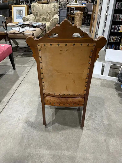 Leather Accent Chair