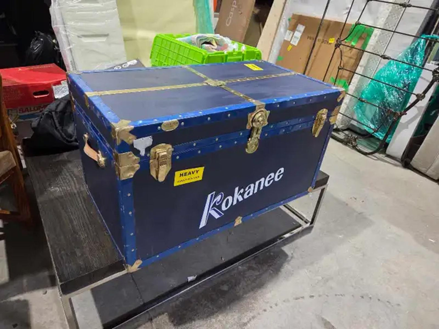 Vintage Everlite "Kokanee" Steamer Trunk - Amazing Condition