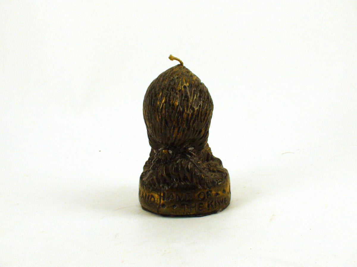 Kiwi Bird Candle W Engraved Text - Pablo Candles, Made In Wellington New Zealand
