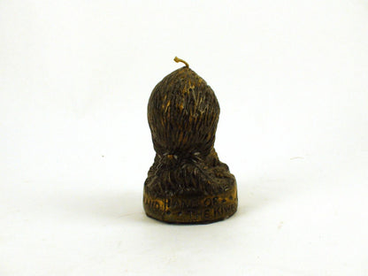 Kiwi Bird Candle W Engraved Text - Pablo Candles, Made In Wellington New Zealand