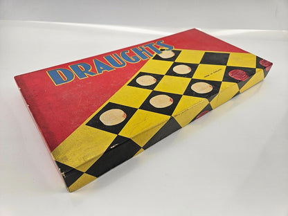 Vintage Draught Checkers Board Game - Made In England
