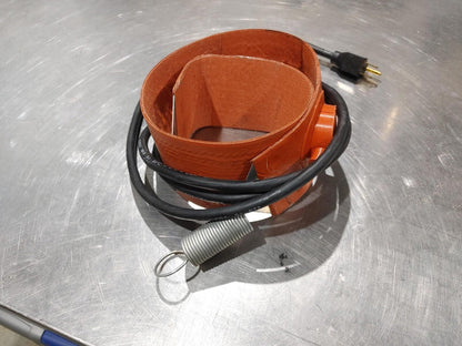 Good Condition Electro-Flex Heat Inc. Drum Heater Pair Orange Tested Working