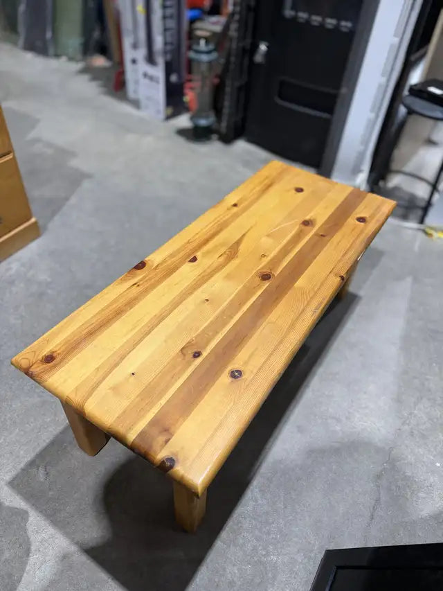 Long Wood Coffee Table