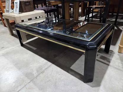 Black Mirrored Coffee Table