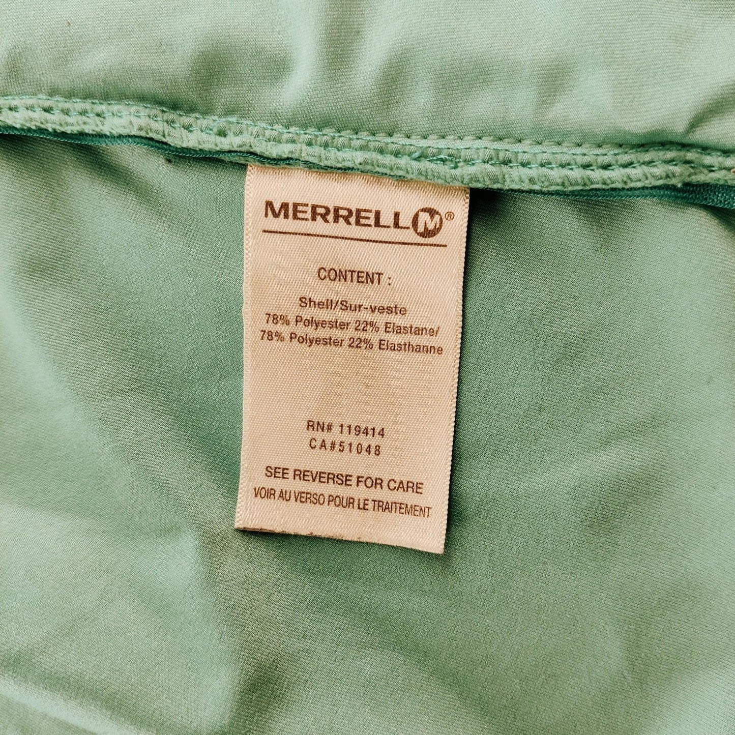 Merrell Opti-Wick UPF 50+ Teal Track Jacket Women's Small
