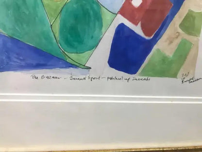 The Bazaar Framed Art