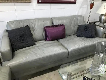 Lazy Boy Leather Sofa - 1 left