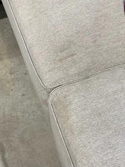 Large Grey Fabric Sectional Sofa
