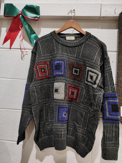 Leo Rossi Made in Italy Men's Sweater Henley Merino Wool