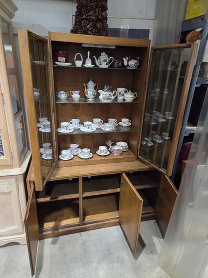 Vintage Display China Cabinet