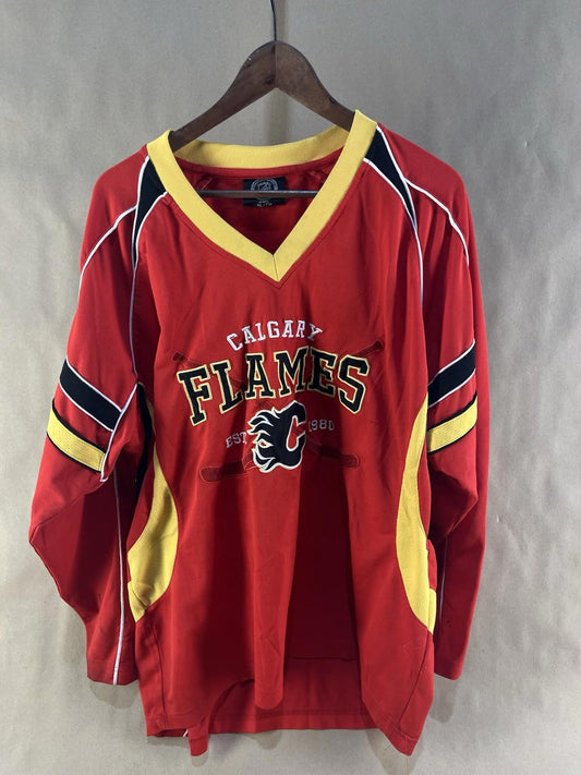 Vintage Calgary Flames Hockey Jersey (Size XL)