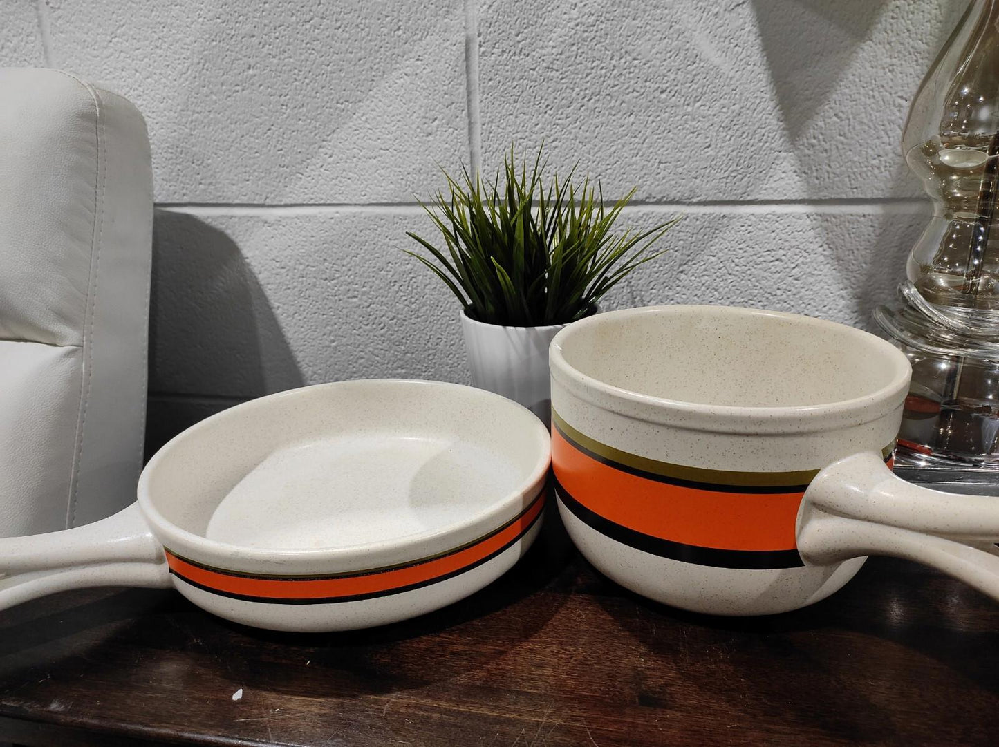 POT & PAN OVEN FLAME PROOF MODERN MADE IN JAPAN