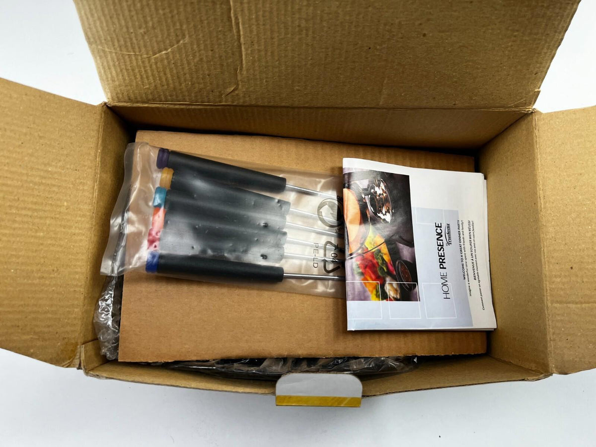 Fondue Set Home Presence by Trudeau 15 Piece New in Box Stainless Steel