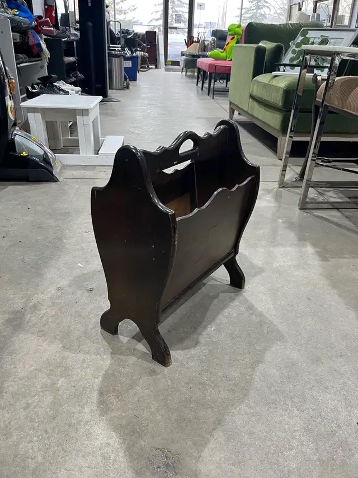 Wooden Magazine Rack