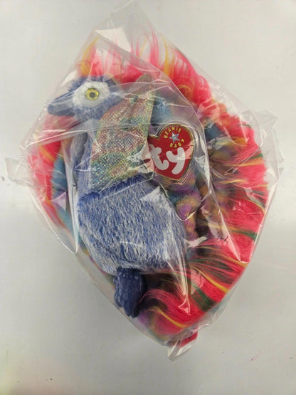 TY Beanie Baby - Flashy The Peacock