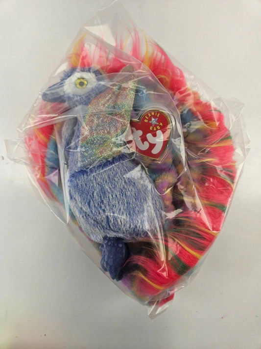 TY Beanie Baby - Flashy The Peacock