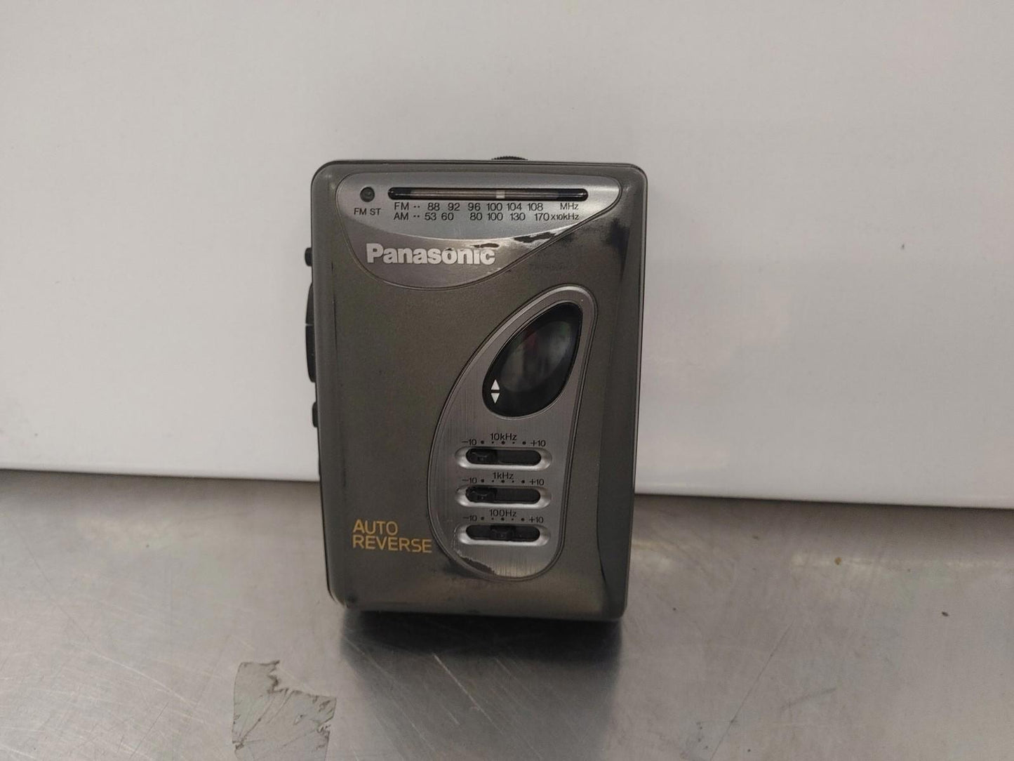 Panasonic Portable Radio/Cassette Tape Player Model RQ-V160 Black Untested -Fair