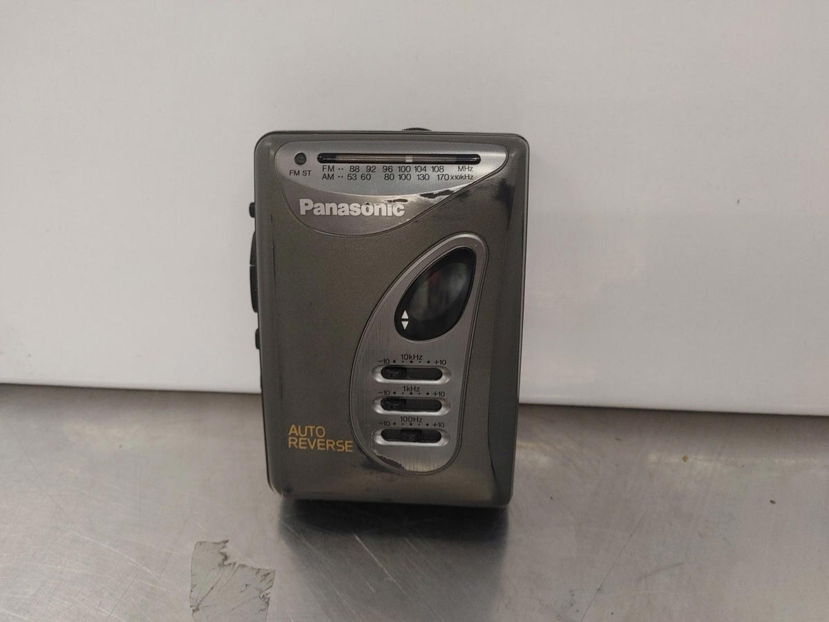Radio/Lecteur de cassettes portable Panasonic Modèle RQ-V160 Noir Non testé - État correct