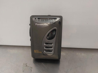Panasonic Portable Radio/Cassette Tape Player Model RQ-V160 Black Untested -Fair