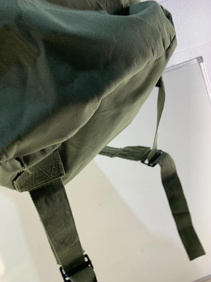 Large Canvas Duffle Bag US Military Issue Backpack w/Straps Handle