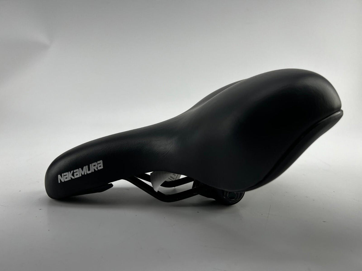 Selle de vélo Nakamura en vinyle noir QC-010570