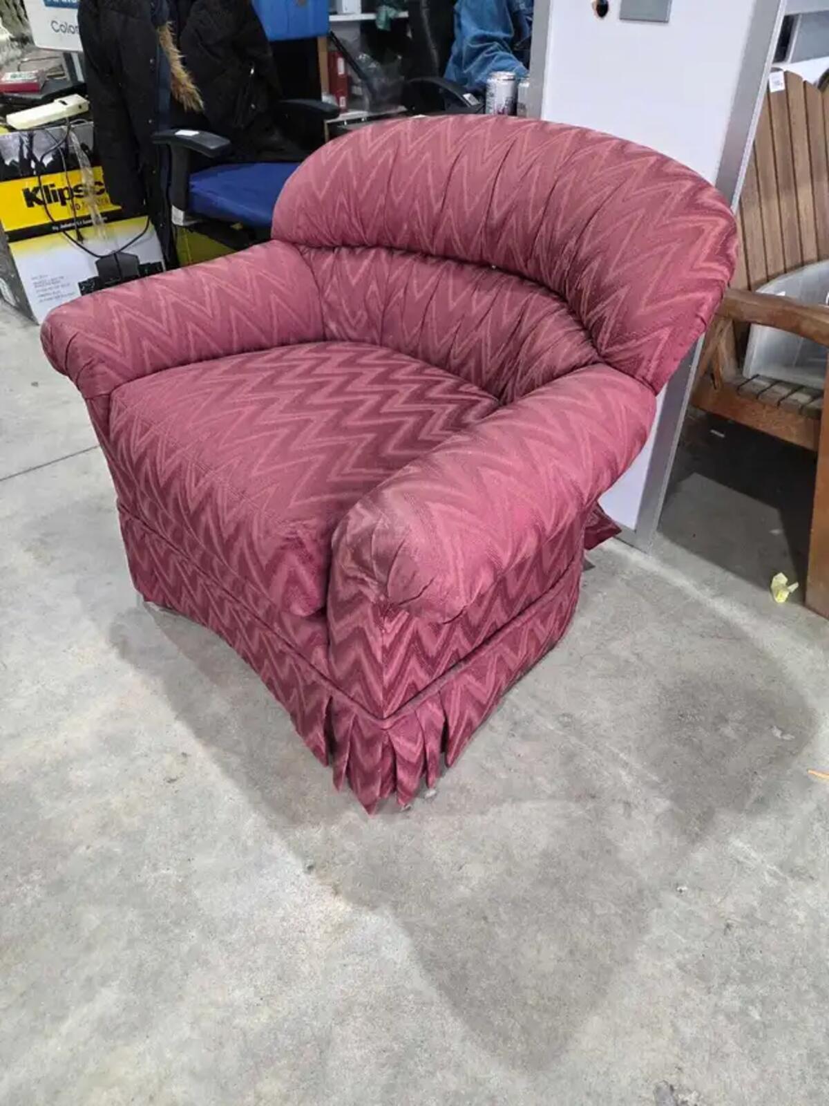 Heritage Vintage Red Armchair