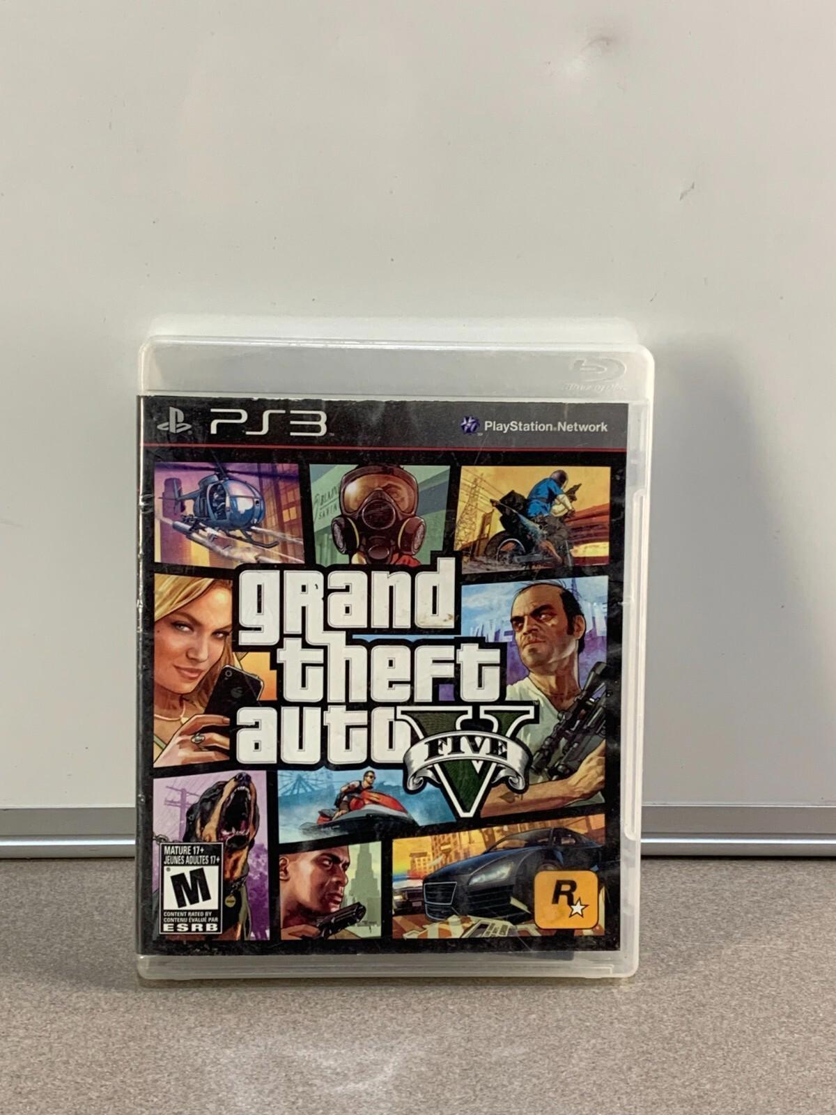 Grand Theft Auto V PS3 PlayStation 3 (jeu Rockstar Games 2008, GTA5)