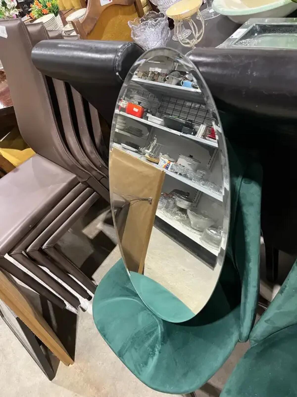 IKEA KOLJA Oval Mirror