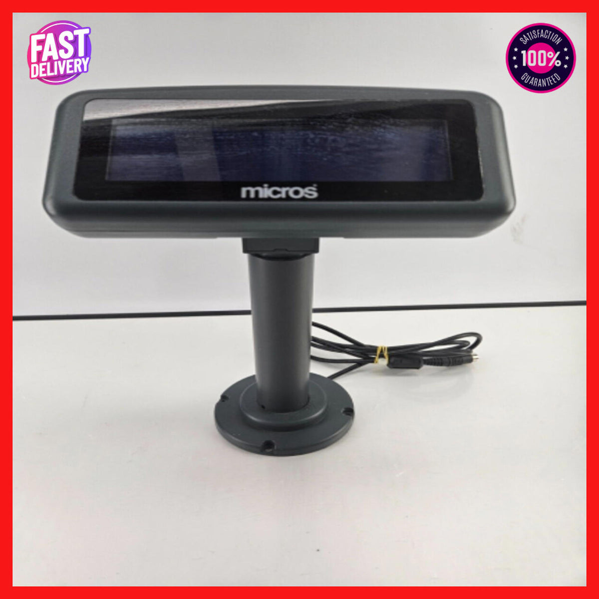 Micros LCD Pole Display - 500827-101 - Not Tested