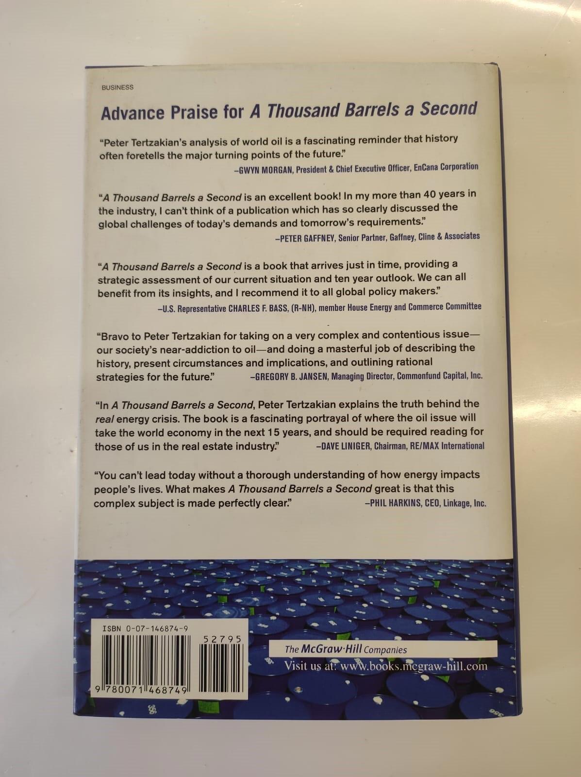 A THOUSAND BARRELS A SECOND: THE COMING OIL BREAK POINT By Peter Tertzakian