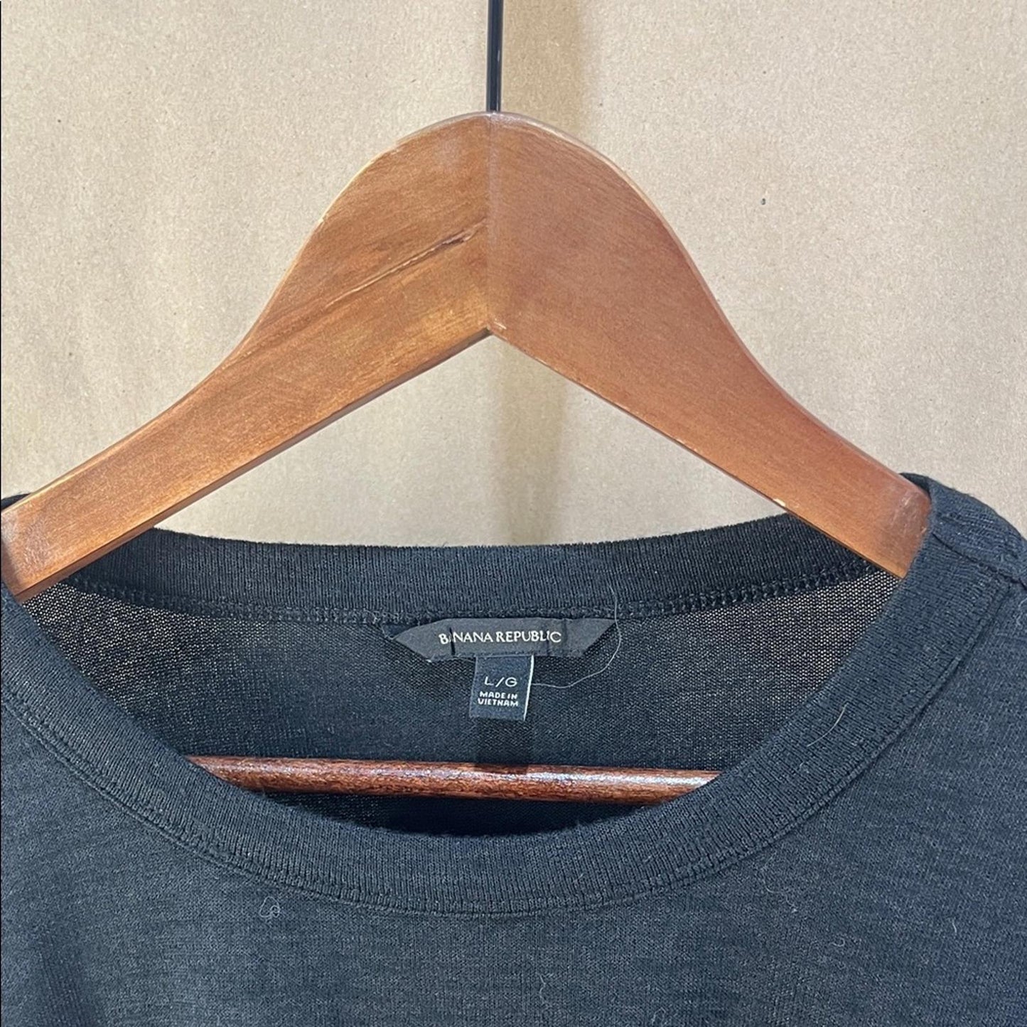 Banana Republic Women’s Black Long Sleeve Sweater (Size L)