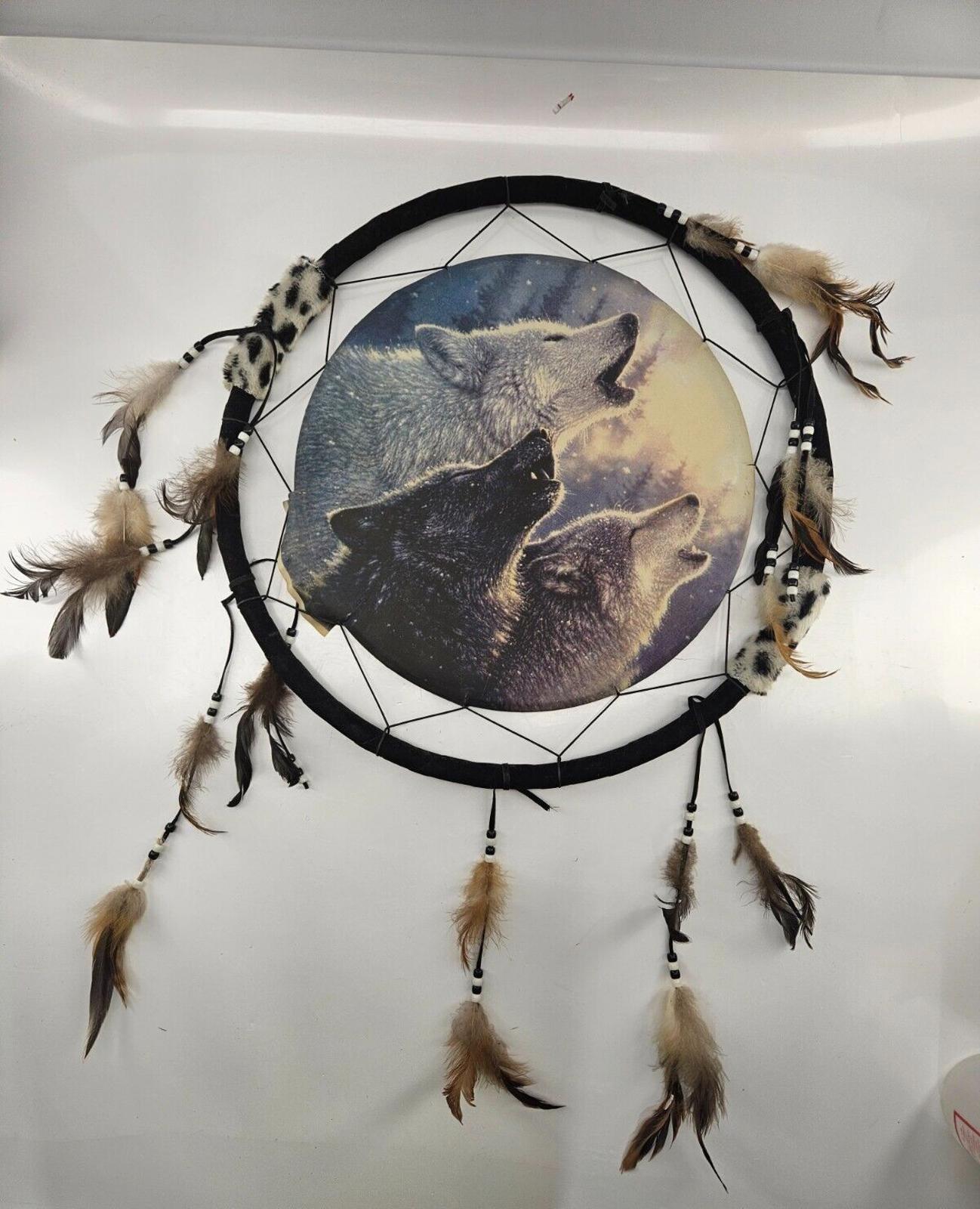 Large Handmade 19x19" Dream Catcher Hanging Home Wall Decor