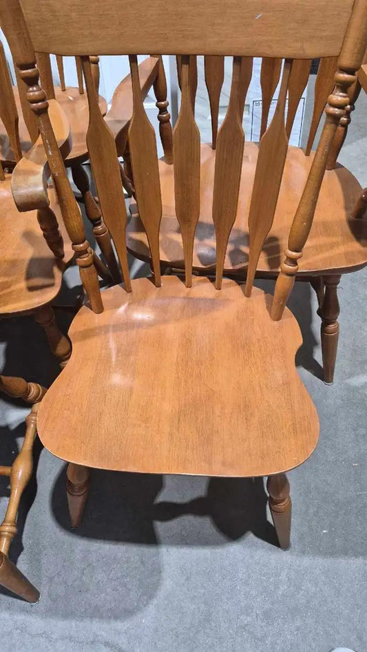 Wooden Dining Chairs - 6 available.