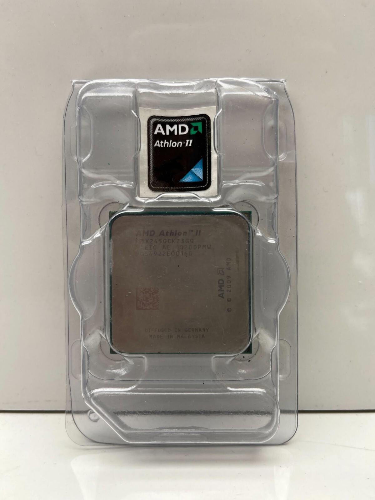 AMD Athlon II X2 245 CPU NAEIC AE Dual Core 2,90 GHz Socket AM2+ AM3 NON TESTÉ