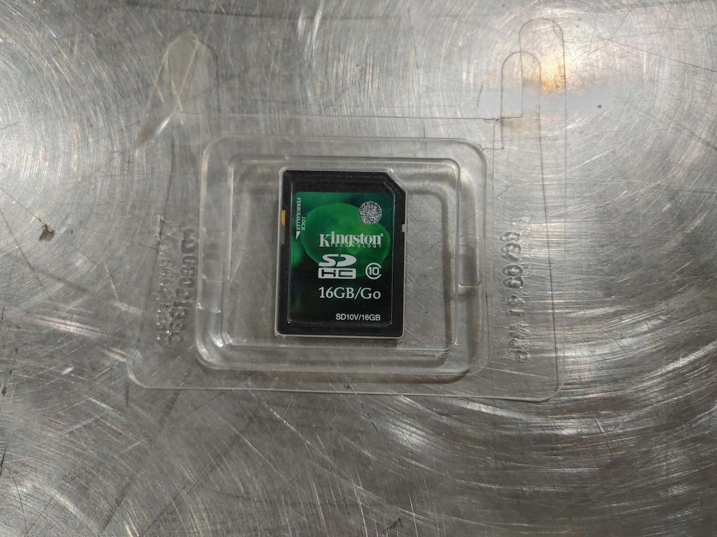 GOOD CONDITION Kingston 16GB SDHC SD Card Tested Working Black/Green