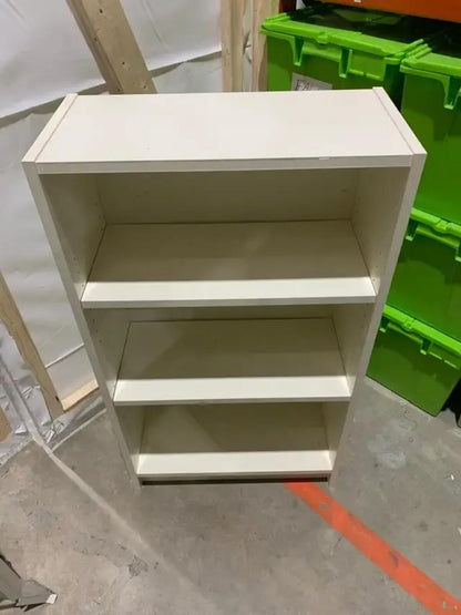 White 3 Shelf Bookcase