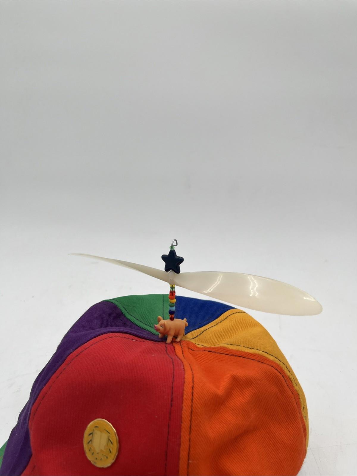 Casquette à hélice fantaisie vintage de l'Université de Californie avec décoration de cochon personnalisée