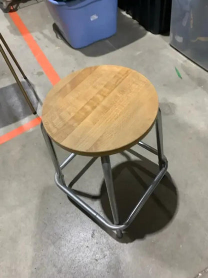 Round Wooden Stool