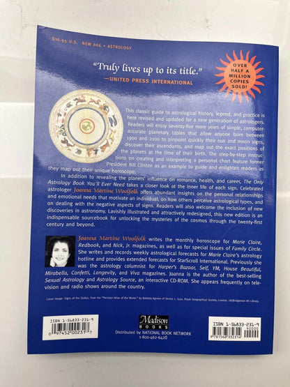 The Only Astrology Book You'll Ever Need- - paperback Woolfolk, Joanna