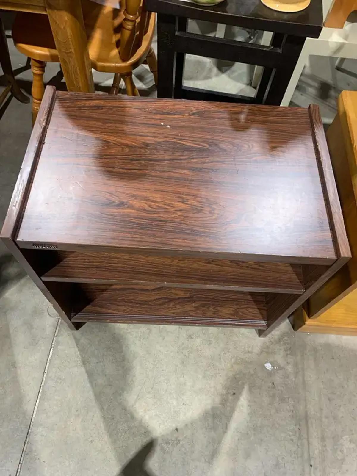 Hitachi Dark Wood Book Shelf