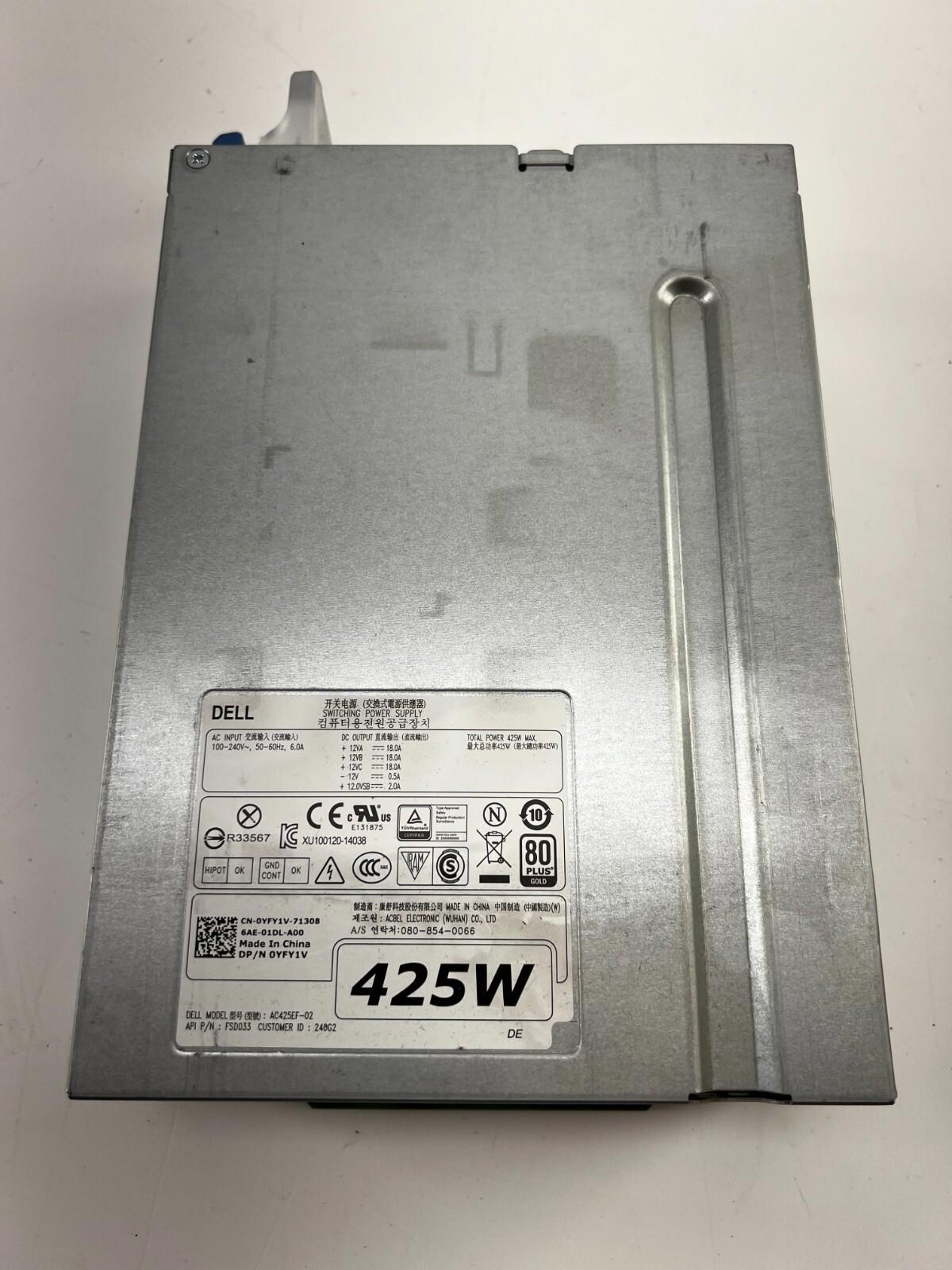 Dell AC425EF-02 Switching Power Supply 425W for Precision T5810 T7810 0YFY1V