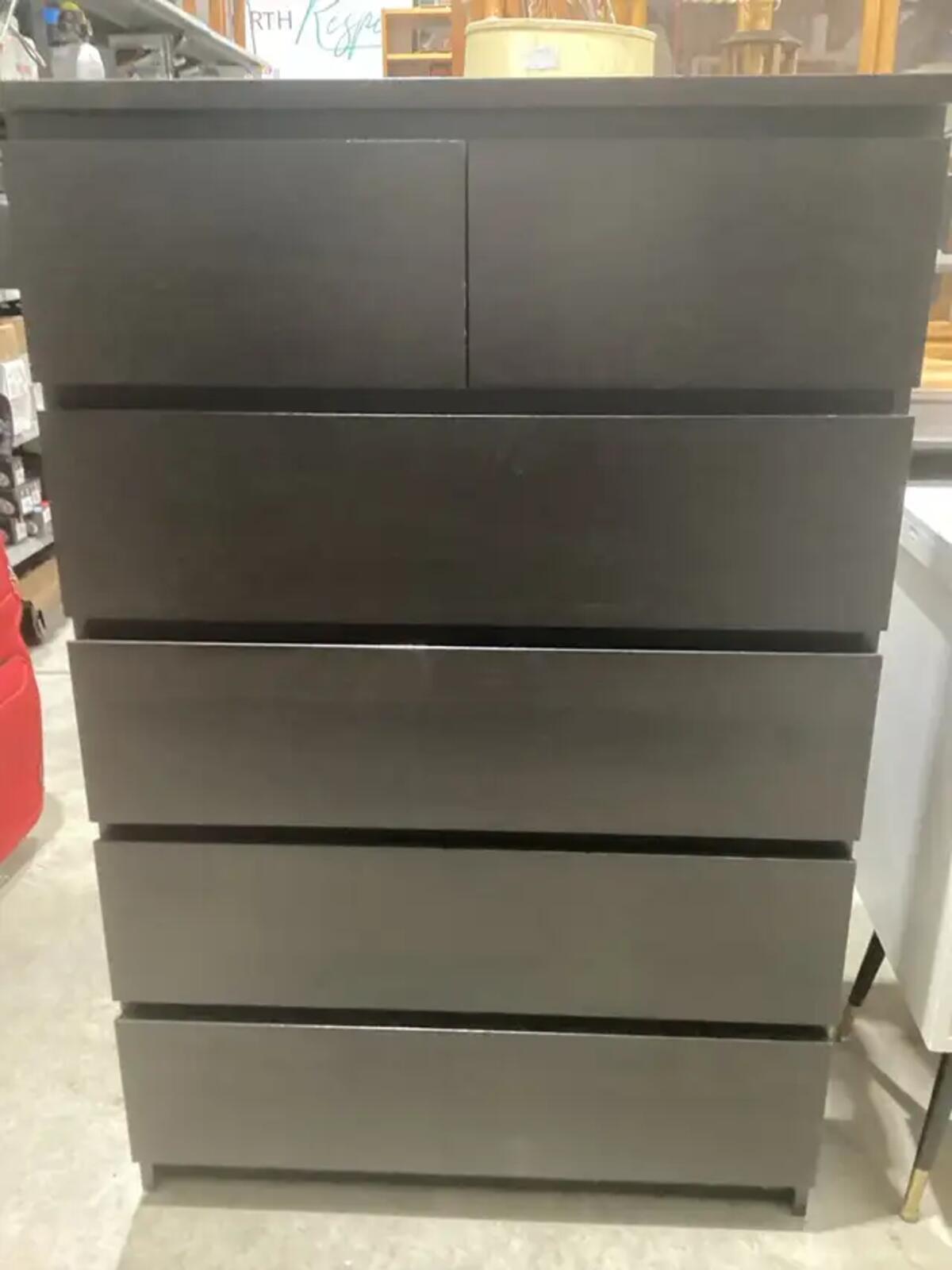 IKEA Malm Dark Brown Dresser