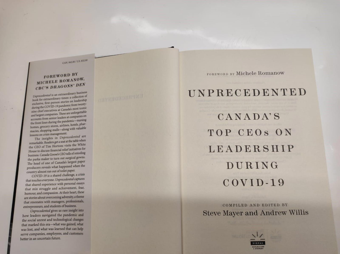 Unprecedented: Canada's Top CEO's on Leadership During Covid-19 by Steve Mayer