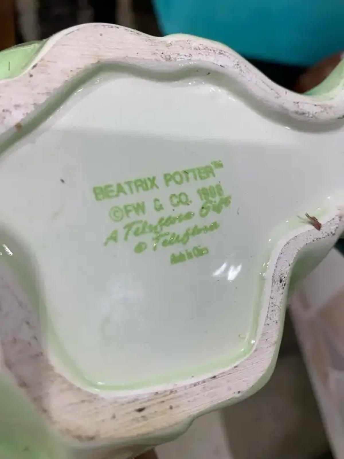 Beatrix Potter Peter Rabbit Planter