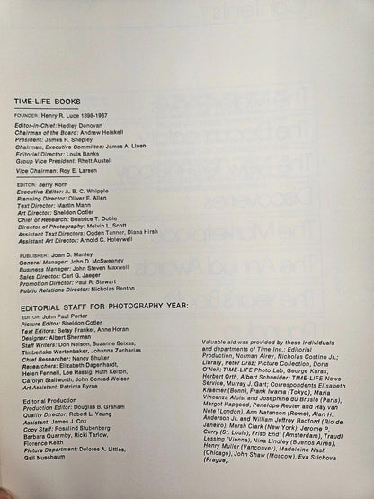 PHOTOGRAPHY YEAR 1973 EDITION & The Camera By Editors Of Time Life Books