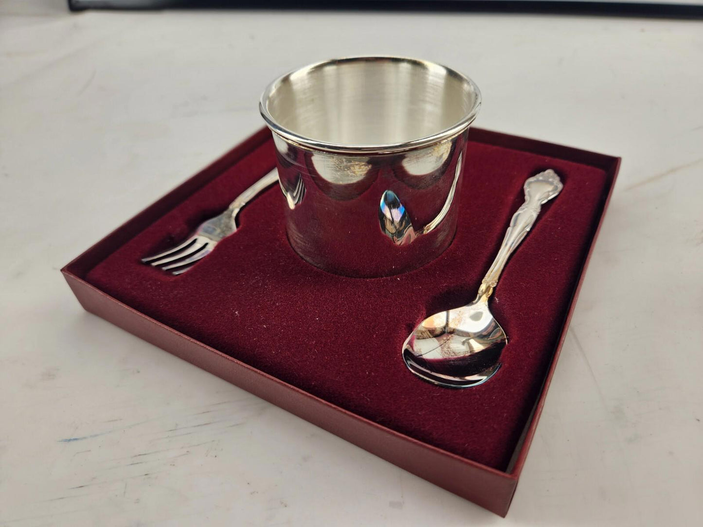 Oneida Silverware Teacup Set