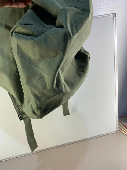 Large Canvas Duffle Bag US Military Issue Backpack w/Straps Handle