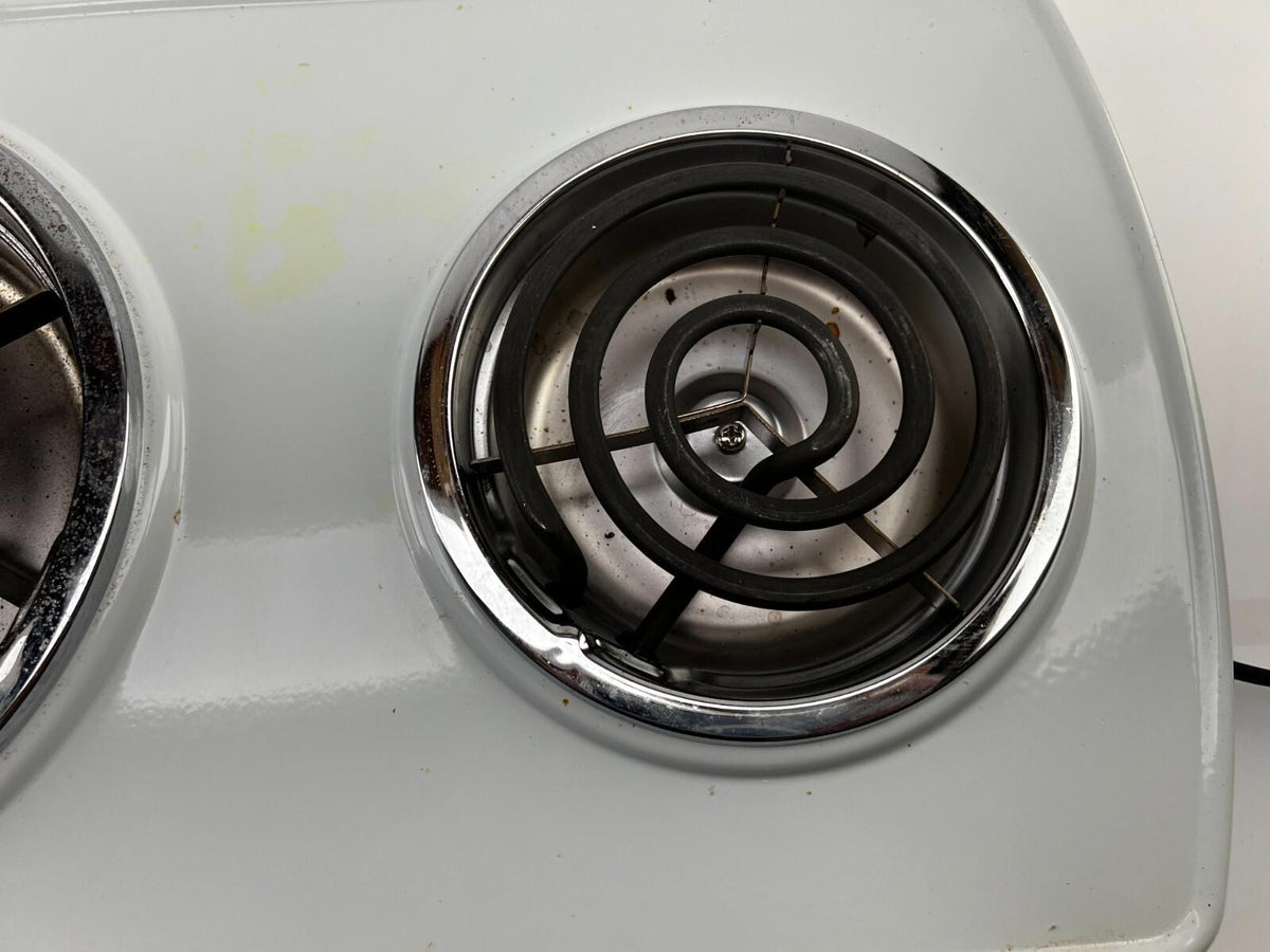 Salton Stainless Steel Portable Double Cooktop