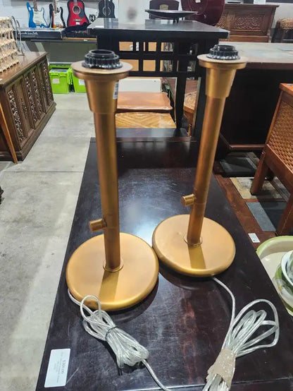 Gold Lamps - 2 Available